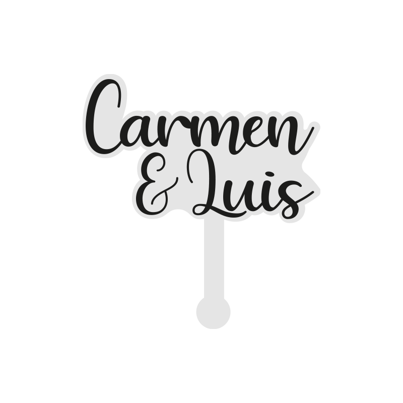 COUPLE'S NAME WEDDING