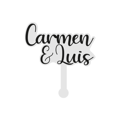 COUPLE'S NAME WEDDING