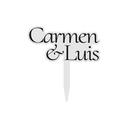 COUPLE'S NAME WEDDING